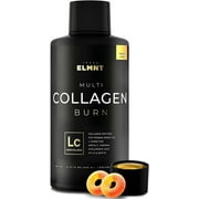 ELMNT Premium Liquid Collagen for Women Weight Loss & Beauty w. Hyaluronic Acid, L-Carnitine, Apple C Vinegar & Biotin