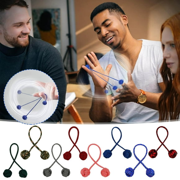 Fidget Beads para principiantes - Cuerda de paracaídas y juguete de habilidades con cuentas de acero para aliviar el estrés, ejercicio manual y Focus portátil