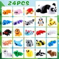 thumbnail image 3 of 2025 Christmas Advent Calendar with Mini 3D Print Animals, 24 Days Mini Animal Figurines Toys Set Xmas Articulated Flexible Fidget Gifts for Kids Boys Girls Christmas Party Favors, 3 of 7