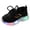 Black, variant on JnBQdnc Toddler Sneakers,Girls Sneakers Boys Sneakers Dinosaur Sports Shoes For Boys And Girls Mesh Breathable Elastic Slip On Shoes For Children With Button Batteries