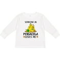 thumbnail image 3 of Inktastic Someone In Pensacola Loves Me Beach Vacation Boys or Girls Long Sleeve Toddler T-Shirt, 3 of 5