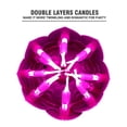thumbnail image 4 of Goyunwell 2-Piece Flower Lotus Music Rotatable Birthday Candles, Pink, 4 of 7