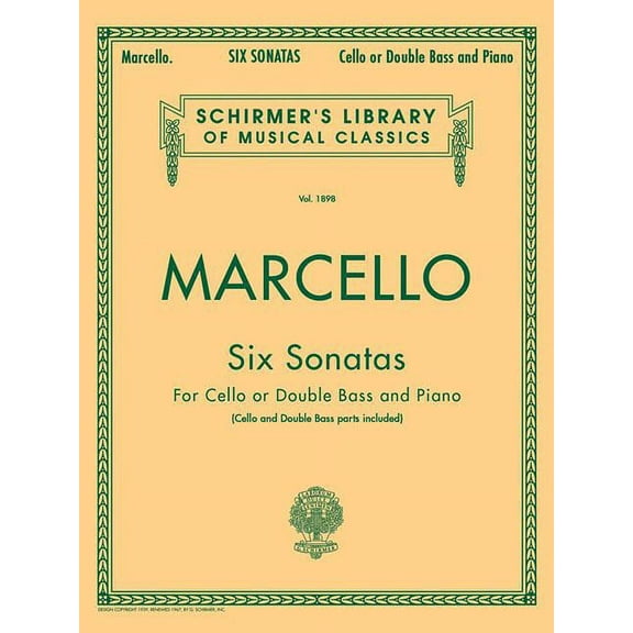 Schirmer's Library of Musical Class Six Sonatas: Schirmer Library of Classics Volume 1898 Score and Parts, Book 1898, (Paperback)