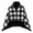 Black, variant on Women's Plaid Shawl Wrap,Wool Lined Button Closure Poncho,Warm Soft Thick Cape Coat for Fall Winter