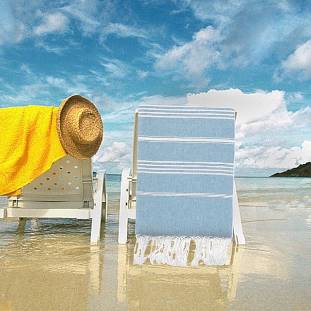 Fine Fiber Beach Towel, Lightweight & Compact Bath Towel, Sand-Proof Microfiber, Fast Drying Travel & Pool Towel, Multifunctional Beach Blanket, JKODE