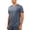 Gray, variant on Men's Workout T-Shirts Big and Tall Short Sleeve Shirts Athletic Gym Running Tees Lightweight Activewear Tops