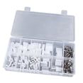 thumbnail image 3 of Connecteur de Terminal Block 2p à 5p 230 Pcs CH3.96MM Kit de Terminal Block 2p à 5p Connexion Sécurisée Connecteur de Terminal à Goupille Droite Assortiment, 3 of 7