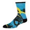 thumbnail image 3 of OoohYeah Men's Funny Colorful Crew Socks, Norman Rockwell Novelty Socks, Spooners, shoe size 8-13, 3 of 4