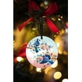 thumbnail image 5 of WIRESTER Large 3 inch Acrylic Ready to Hang Ornament, Hanging Ornaments for Christmas Tree Holidays Party Home Office Xmas Tree Decoration Gift - Blue Jay Birds, 5 of 7