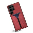thumbnail image 3 of ELEHOLD for Samsung Galaxy S23 FE,Built-in Back Card Holder Wallet Case PU Leather Slim Thin Shockproof Protective Samsung Galaxy S23 FE Case, Red, 3 of 5