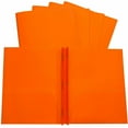 thumbnail image 2 of Sparco, SPR78541, Two-pocket 3-Prong Leatherette Portfolio, 25 / Box, Orange, 2 of 6