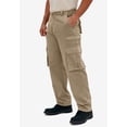 thumbnail image 3 of Boulder Creek by KingSize Men's Big & Tall Ranger Side-Elastic Stacked Cargo Pocket Pants, 3 of 6
