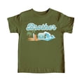 thumbnail image 4 of The Big One Surf Theme Matching Family Birthday Shirt for Brother -Sold Individually Military Green Shirt 12 Months, 4 of 5