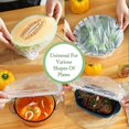 thumbnail image 2 of 200 Pack Elastic Reusable Stretch Plastic Food Storage Covers, 2 of 5