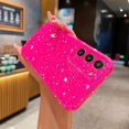 thumbnail image 5 of Cute Glitter Case for Samsung Galaxy S23 (6.1 inch), Neon Bright Sparkly Bling Silicone Phone Cover for Women Girls (Hot Pink), 5 of 7