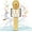 Gold, variant on Wireless Bluetooth Karaoke Microphone for Kids, 5-in-1 Portable Handheld Karaoke Mic Speaker Player Recorder with Adjustable Remix FM Radio for Girls Boys Teens Birthday(Rose Gold)