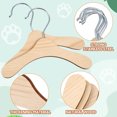thumbnail image 3 of Greenadscape 10Pcs Wooden Hangers for Doggy Clothes in Rectangular Shape, 3 of 7