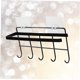 thumbnail image 5 of unbranded Colgador Para Toallas Sobre Puerta Negro De Material Resistente Sin Taladro, 5 of 7