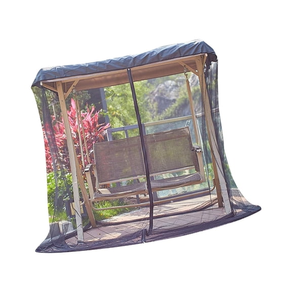 Easy Setups Mosquitoes Net Suitable for Camping Garden Swing Polyester Mesh Tearproof Outdoor Small Folding Design