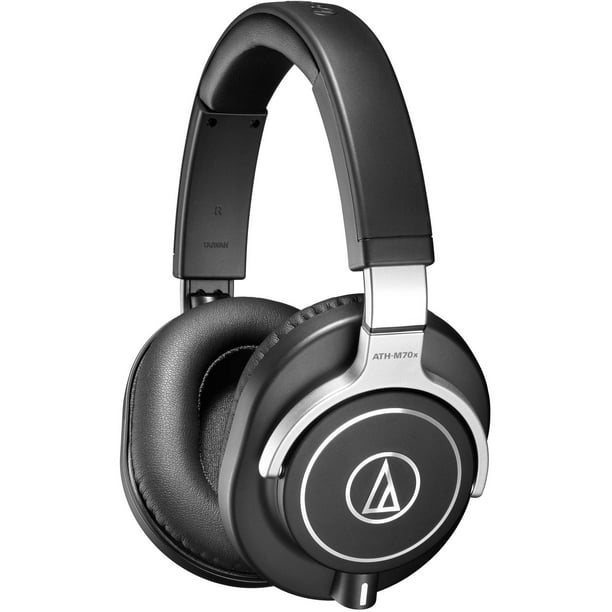 pindas blijven snel Audio-Technica ATH-M70 Closed Back Monitor Headphones w/ 2 Black Cables -  Walmart.com
