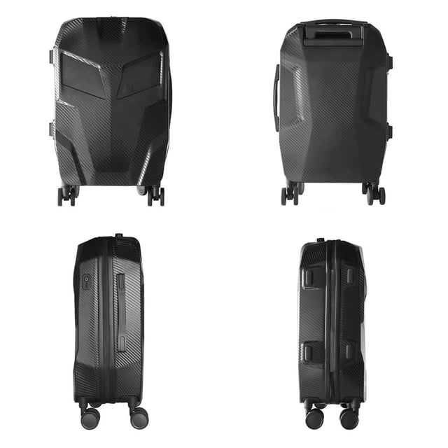 Valise de Voyage à LED, Coque Rigide PC pour Vacances
