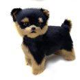 thumbnail image 1 of Jouet Chien Yorkie Réaliste Simulation Chien Chiot Compagnon en Peluche Fait Main, 1 of 6