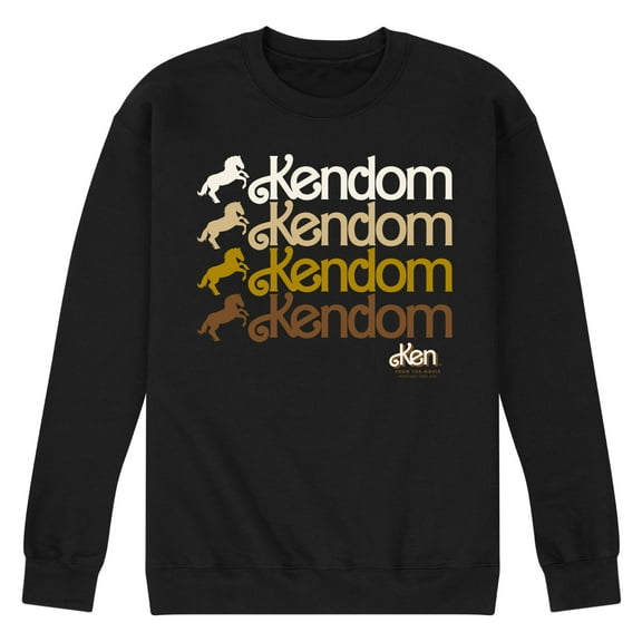Barbie The Movie - Kendom Western Repeat - Men's Crew Neck Fleece Pullover