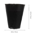 thumbnail image 3 of MasteelfCA 500Pcs Practical Plant Nursery Pots Useful Gardening Pot Planting Containers, 3 of 8
