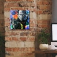 thumbnail image 5 of Epic Graffiti 'Bitcoin Warrior' by Jan Kasparec, Canvas Wall Art, 12"x12", 5 of 8
