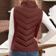 thumbnail image 7 of Oplxuo Women's Puffer Vest Lightweight Sleevesless Stand Collar Quilted Jacket Zip Up Padded Gilet Outerwear with Pockets, 7 of 7