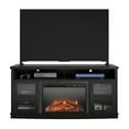 Ameriwood Home Ayden Park Fireplace TV Stand for TVs up to 65", Black