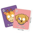 thumbnail image 3 of Alphabet Flash Cards,26pc Alphabet Abc Flash Cards with Animal Masks,Colorful Alphabet Mask Cards,Giant Letter Abc Animal Faces Flash Learning Flashcards,Interactive Education Games,Learn Letters, 3 of 6