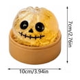 thumbnail image 2 of Halloween Dumplings Blind Box, Halloween Pumpkin Skull Squishy With Mini Steamer Base Glitter Slow Rising Squeeze Stress Relief Spooky Cute Skeleton Face Fidget Dumplings Desk Ornament Office Gift, 2 of 7