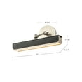 thumbnail image 5 of Alora Lighting Pl307912l Valise 12" Wide Led Picture Light - Antique Nickel / Tuxedo, 5 of 7