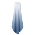 thumbnail image 5 of USSUMA Dress Women's Wedding Guest Tie-Dye Flowy Long Maxi Sundresses for Women Casual Beach Ombre Halter Neck Sleeveless Summer Sun Dresses Graduation, 5 of 6