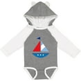thumbnail image 3 of Inktastic Personalized Sailboat Boys or Girls Long Sleeve Baby Bodysuit, 3 of 5