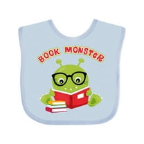Inktastic Book Monster Boy Boys or Girls Baby Bib