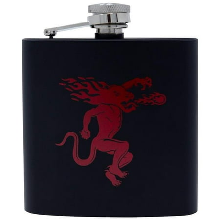 

Fireball Dragon Logo Flask