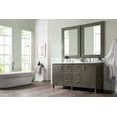 thumbnail image 4 of James Martin Vanities Metropolitan 60" Silver Oak Double Vanity w/ 3 CM Carrara Marble Top, 4 of 7