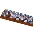 thumbnail image 3 of DECOMIL Military Collectible Challenge Coin Holder (Large, 6 Rows) Solid Walnut, 3 of 4