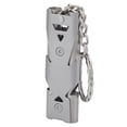 thumbnail image 3 of Silbato De Emergencia, Silbato De Emergencia De Acero Inoxidable, Silbato De Seguridad Con Llavero Para Supervivencia Al Aire Libre, 3 of 7