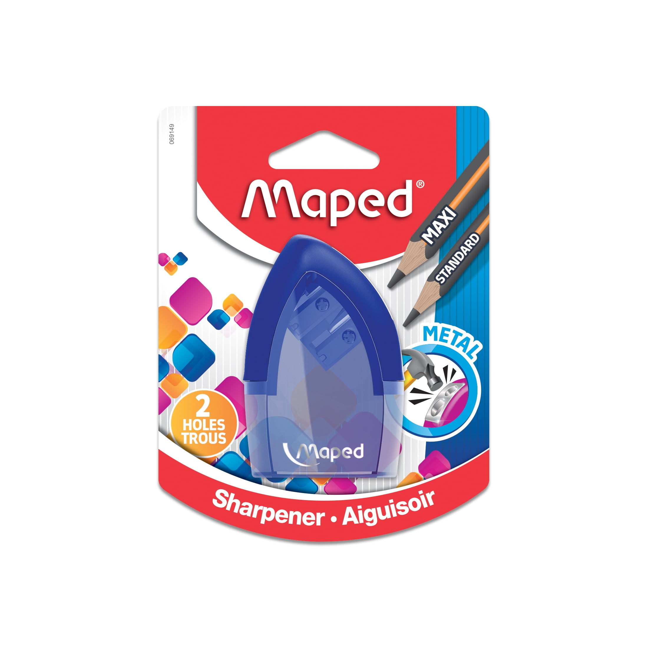 Maped Tonic 2-Hole Canister Pencil Sharpener with Metal Insert