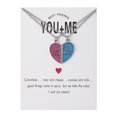 thumbnail image 1 of Guardurnaity Collar de mejores amigos Big Sis Lil Sis regalo galvanoplastia aleación claro mensaje colgante collar Ropa, zapatos y accesorios Miscelánea, 1 of 6