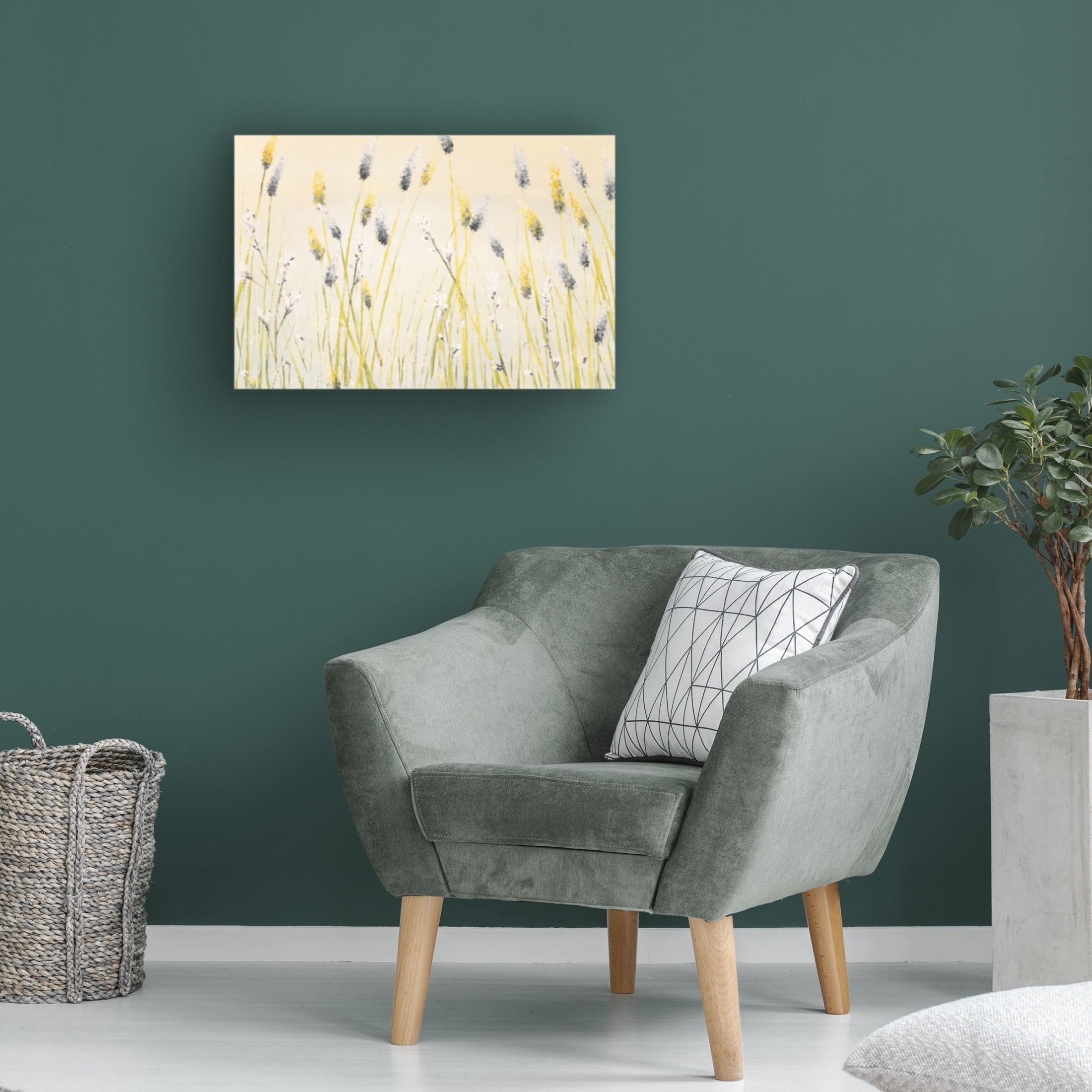 Canvas Wall Art - Emma Coghlan 'Bugbane Field' Wall Art for Living Room, Bedroom, or Office Décor by Trademark Fine Art - 47 x 30 Inches