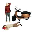 thumbnail image 2 of figatia Diorama Resin 1/64 Traffic Accident Scene Model For Photo Props DIY Projects, 2 of 9