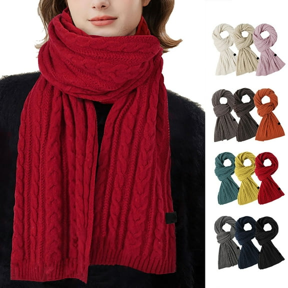 Extra Long Knit Scarf for Men and Women Soft Warm Winter Fashion Accessory