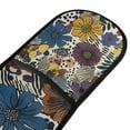 thumbnail image 4 of Yayeee Double Oven Mitt Kitchen Heat Resistant Baking 35" x7" Quilted Glove, Blue Flowers, 4 of 6