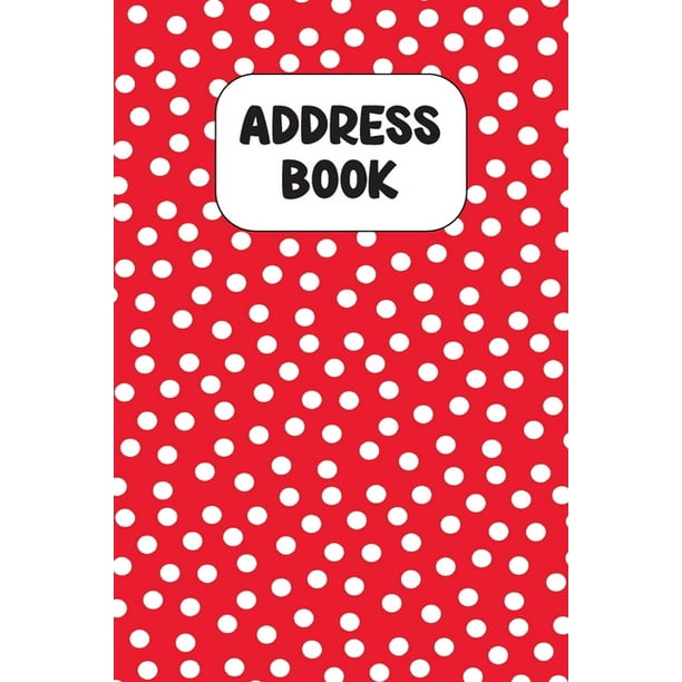 6x9 Size Address Book Address Book Cute Address Book with Alphabetical Organizer, Names