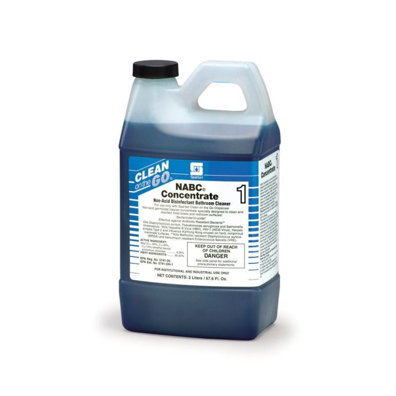 Spartan Clean On The Go 1 NABC Cleaner 2 Liter Bottle 4 Bottles Per Spartan Clean On The Go 1 NABC Cleaner 2 Liter Bottle 4 Bottles Per