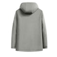 thumbnail image 3 of Wutalume Men's Leisure Hooded Jacket Coat, Casual Style with Comfortable Fit, Ideal for Everyday Wear, Outdoor Events, and Relaxing Occasions,Gray M, 3 of 4